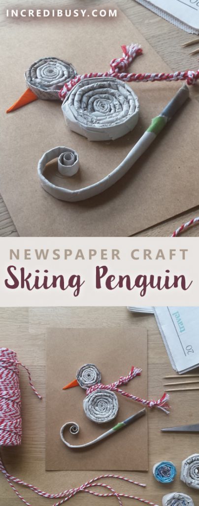 newspaper spirals crafts for Pinterest