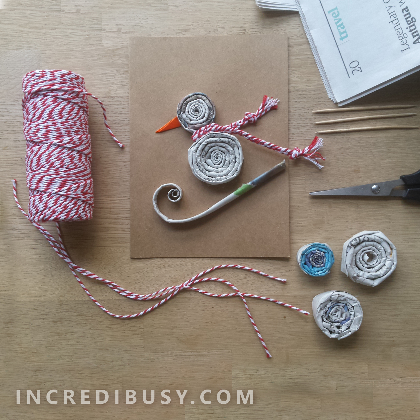newspaper-spirals-craft-penguin-square-flatlay