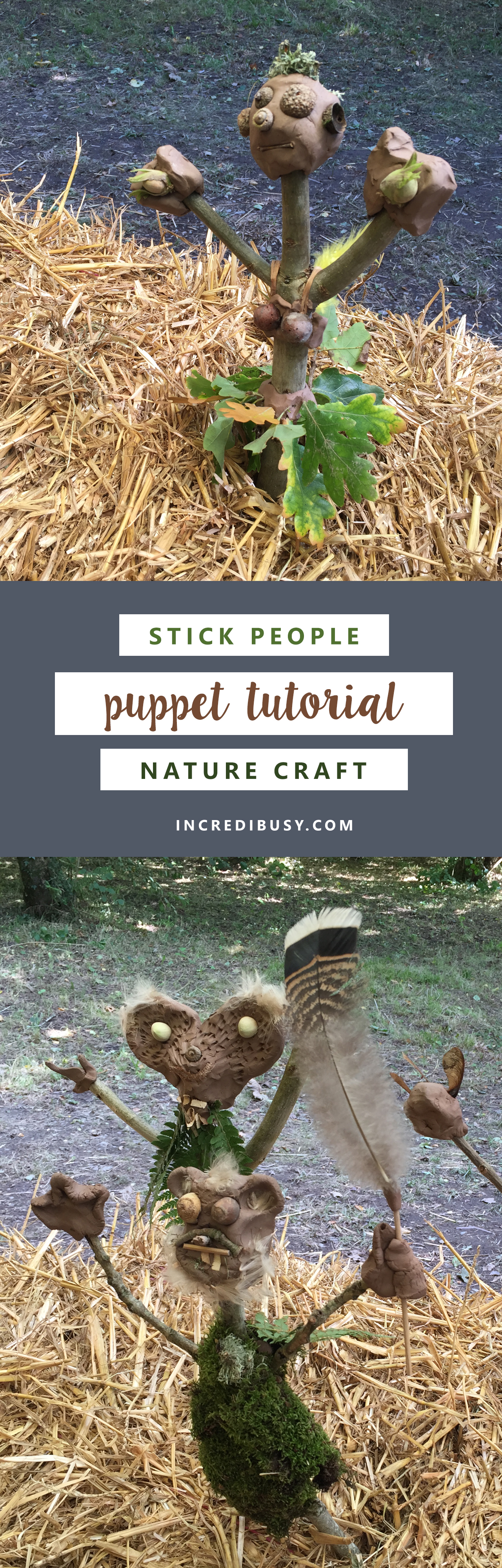 stick craft woodland puppet