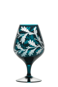 Duck Cognac Glass Peacock - Side 1