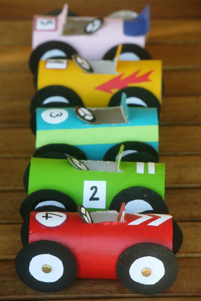 toilet roll crafts cars