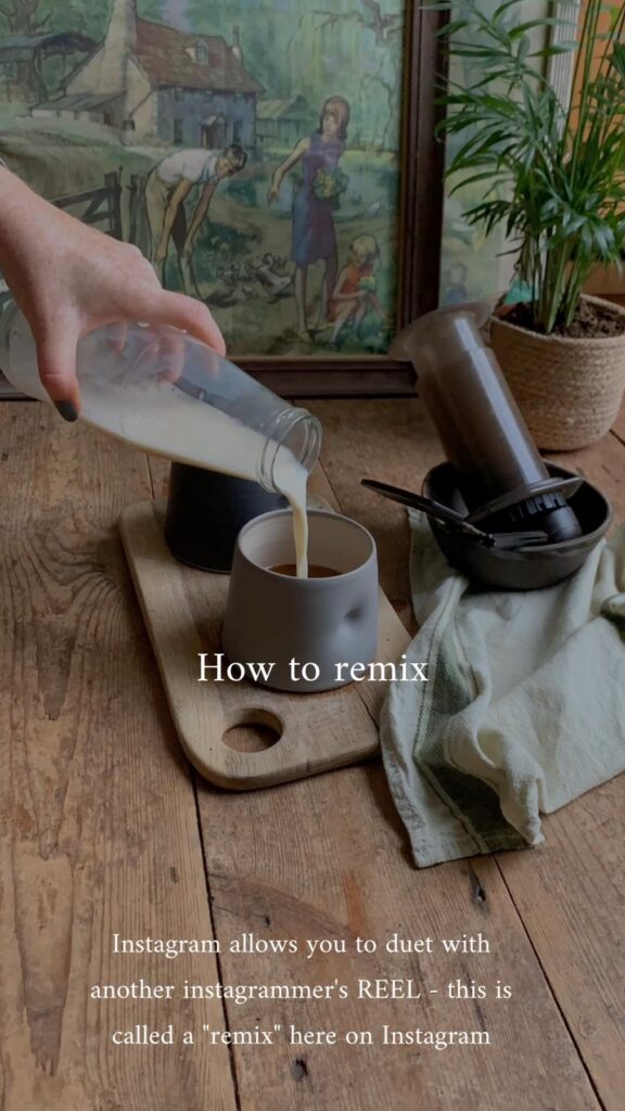 how to make a remix of reels in instagram like a tiktok duet 